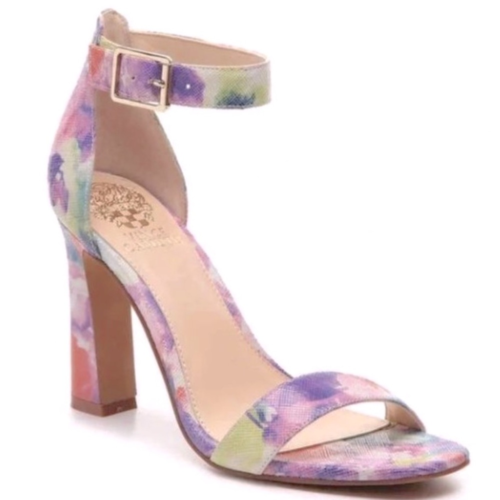 Vince Camuto Multicolor Floral Heels